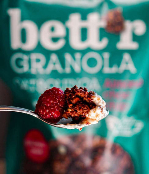 BIO granola mandulával és csokoládéval