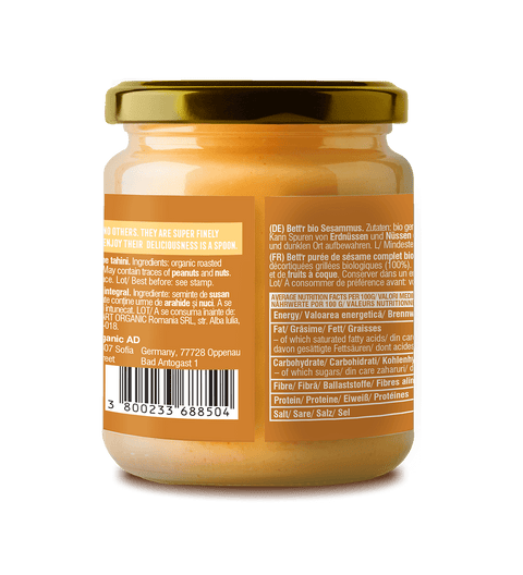 BIO teljes szezámmagos tahini