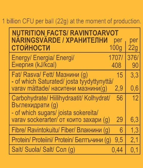 Bio Ashwagandha & Mango Ball élő kultúrákkal