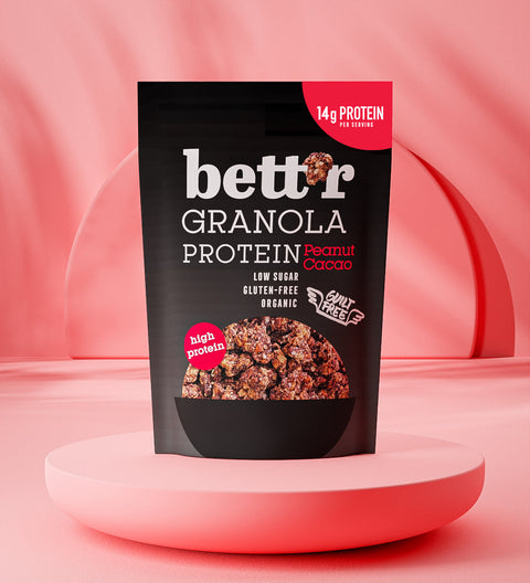BIO Protein Granola pisztácia és kakaó