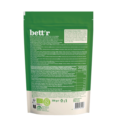 BIO zöld spirulina por