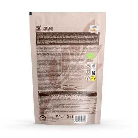 Bio Maca Black nyers por