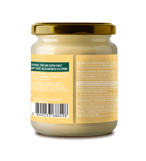 BIO fehér szezámmagos tahini
