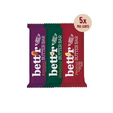 Vegyes dobozos BIO Bett'r dióvajszeletek (15 rúd)