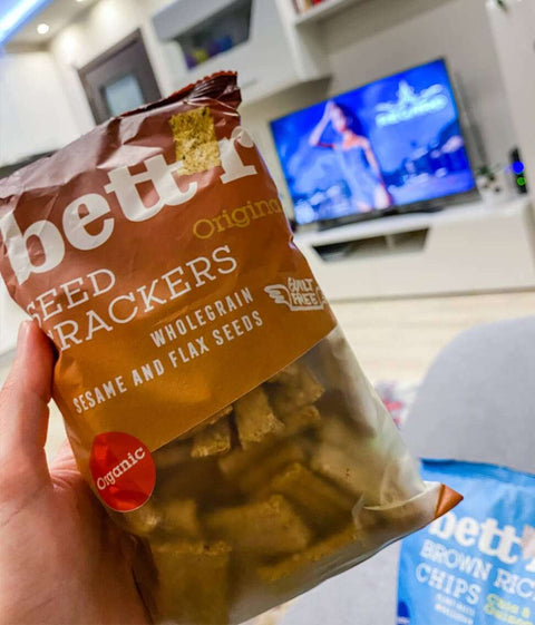 Teljes kiőrlésű bio keksz magvakkal