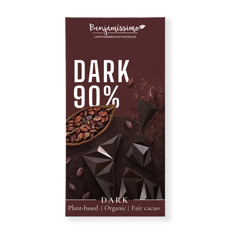 Bio Vegan Chocolate Dark 90%, 60g | Benjamissimo