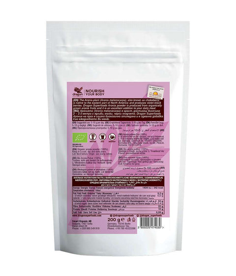 Organikus aronia por