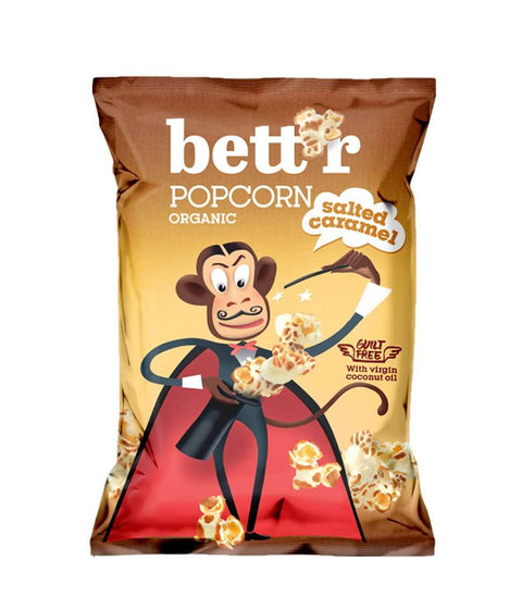 Bio sózott karamell popcorn