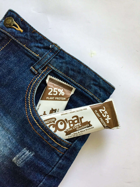 Bio fehérje csokoládé chipsekkel és mogyoróval