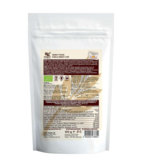 Organikus baobab por