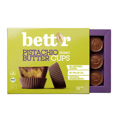 Organic Pistachio Cream Chocolate Box Bett'r 156g