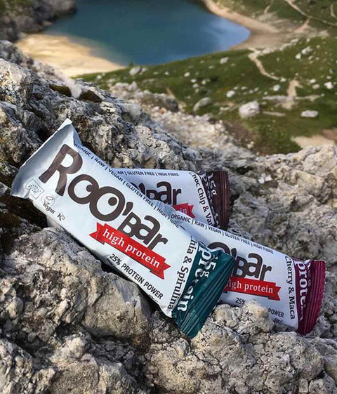 Organikus fehérjeszelet chiával és spirulinával