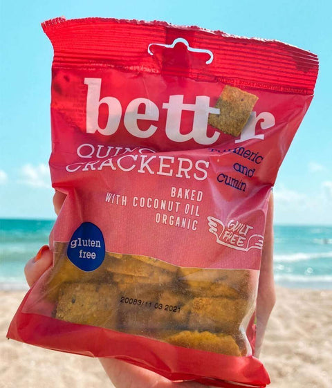 Bio keksz quinoa kurkumával és köménnyel