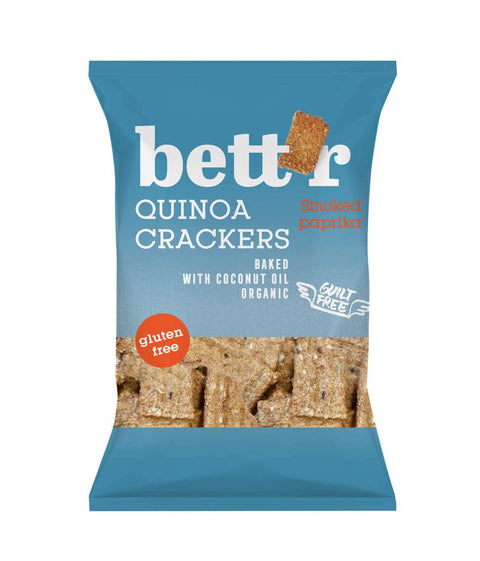 Bio Quinoa Crackers Füstölt pirospaprika