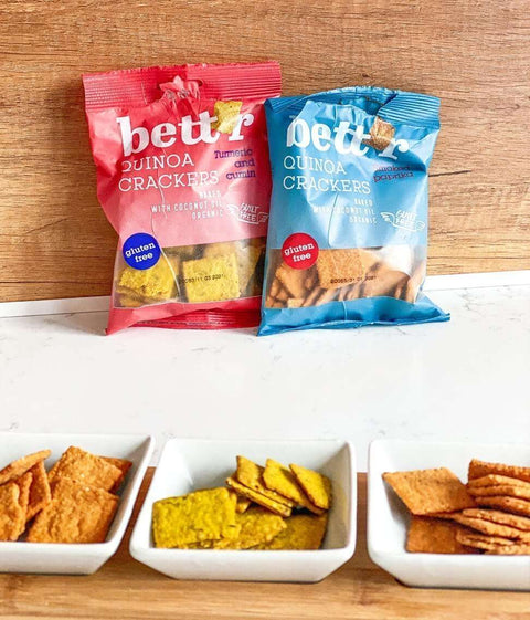 Bio Quinoa Crackers Füstölt pirospaprika