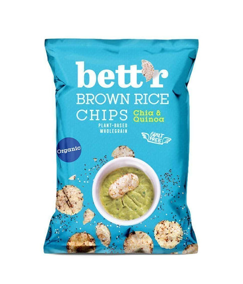 Bio barna rizs chips chiával és quinoával