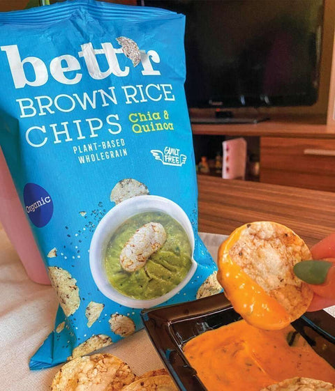 Bio barna rizs chips chiával és quinoával