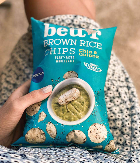 Bio barna rizs chips chiával és quinoával
