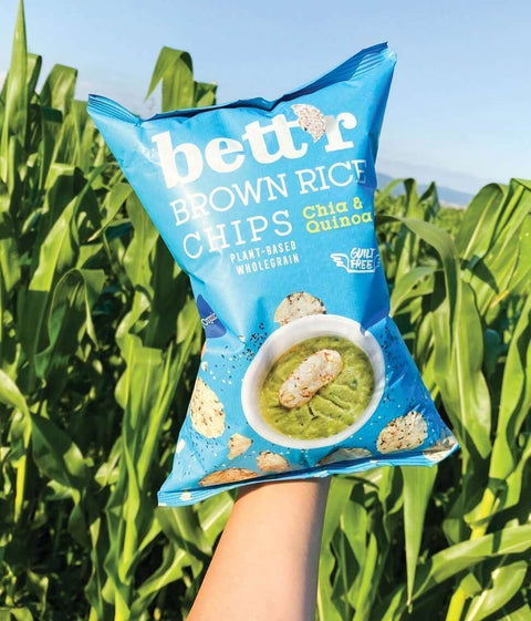 Bio barna rizs chips chiával és quinoával