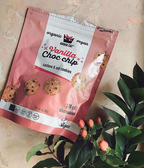 Organic Shareables vaníliás csokis mini sütik