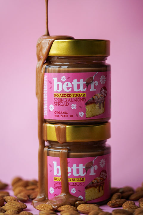 Био Крем за мазане с Бадеми Без добавена захар, 250g, Bett'r