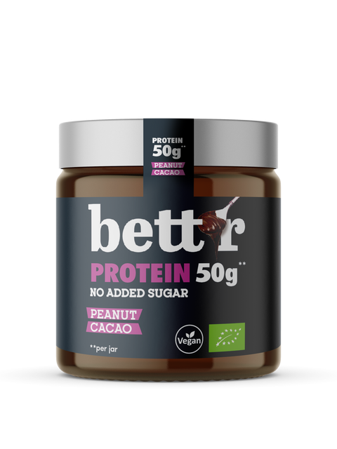 Bio Protein Spread földimogyoró és kakaó hozzáadott cukor nélkül