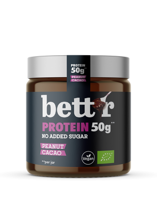 Bio Protein Spread földimogyoró és kakaó hozzáadott cukor nélkül