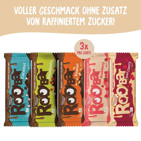 Roobar csokoládészelet mintavevő csomag (15 szelet)