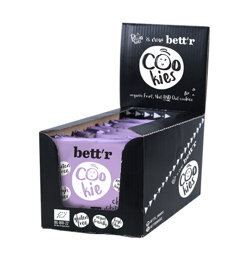 BIO Cookie Choc chips és mogyoró