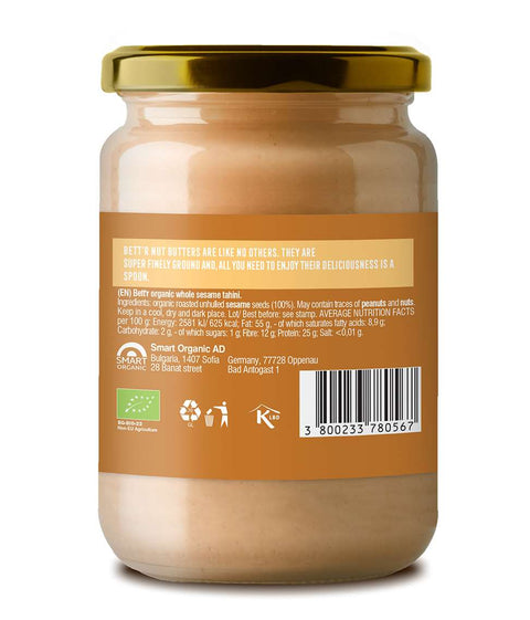 Bio teljes szezámmagos tahini