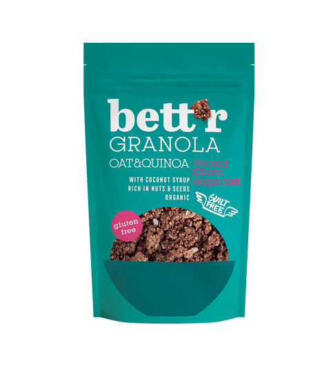 BIO granola mandulával és csokoládéval