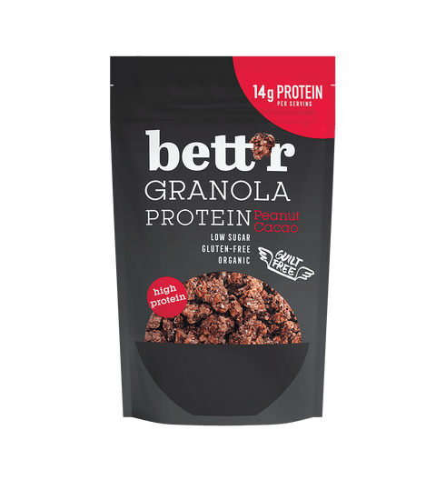 BIO Protein Granola pisztácia és kakaó