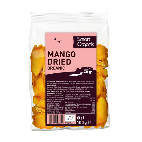 Organikus mangó szeletek