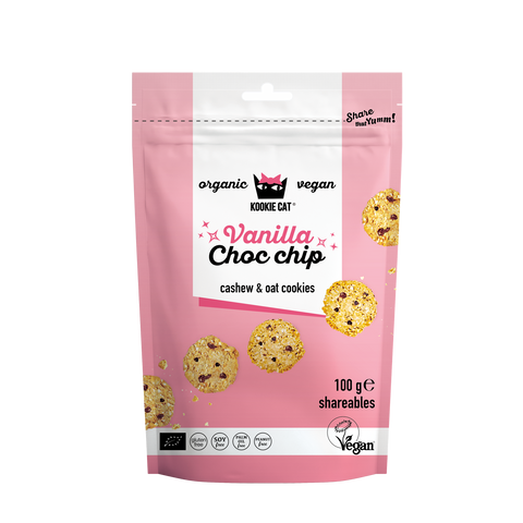Organic Shareables vaníliás csokis mini sütik