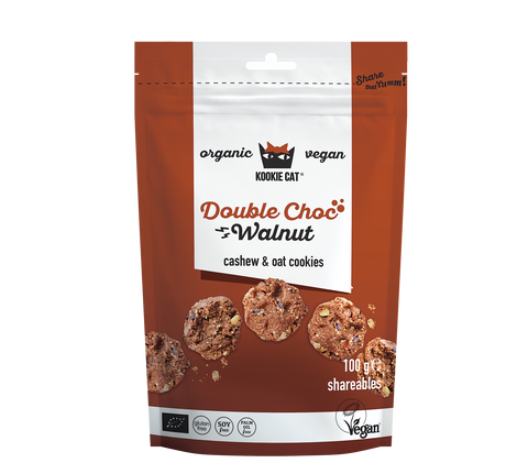 Organic Shareables Dupla csokis diós mini sütik