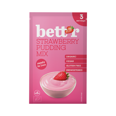 Био Микс за пудинг с ягода Саше